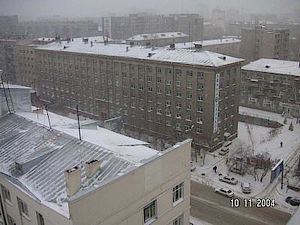 Erster Schnee im November 2004